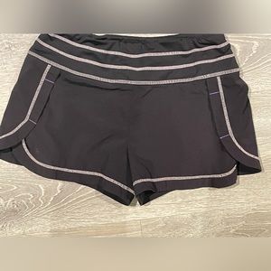 Athleta running shorts size small black